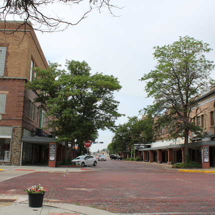 downtown in North Platte, Nebraska