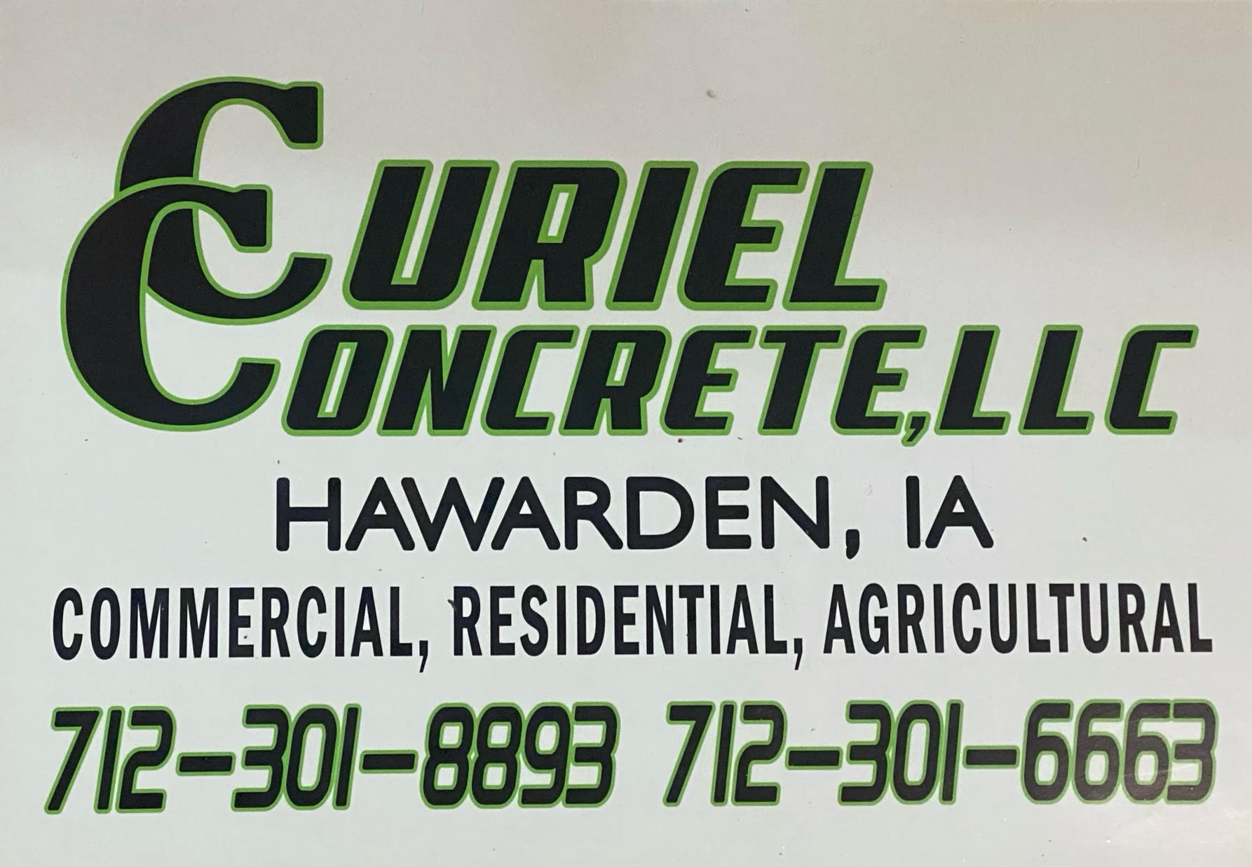 Logotipo de hormigón Curiel