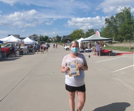 Farmers market manager at market