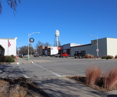 downtown Brainard, Nebraska