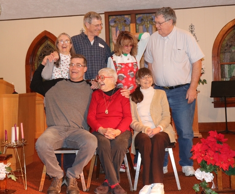 Buhrmann family at Christmas