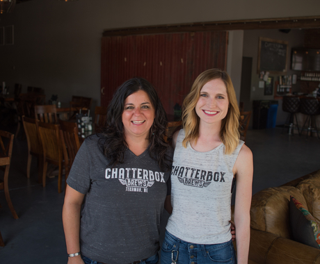 Business owners standing together