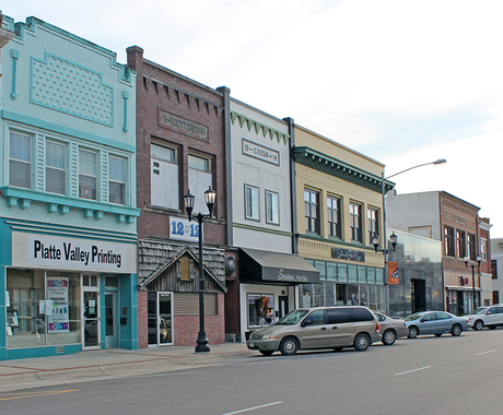 downtown Columbus, Nebraska