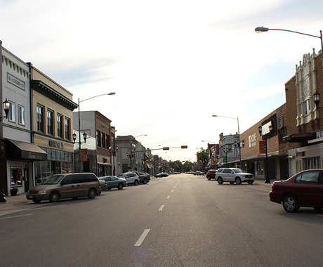 downtown Columbus, Nebraska