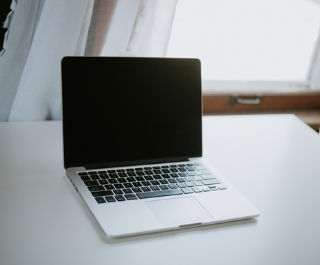 Computer on desk