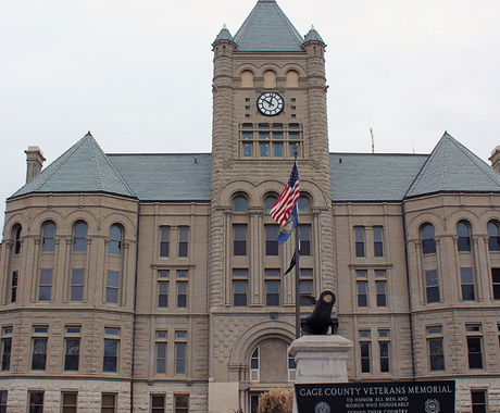 Courthouse in Gage County, Nebraska
