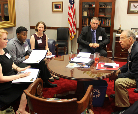Folks meeting in Washington DC with senator