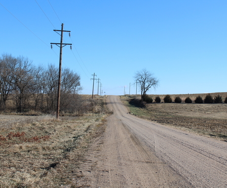 gravel road