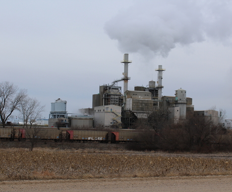 Coal plant near Hallam Nebraska