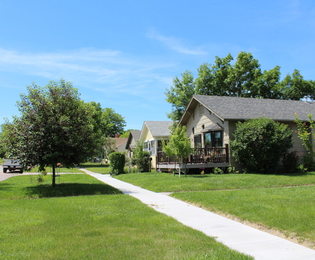 small town neighborhood