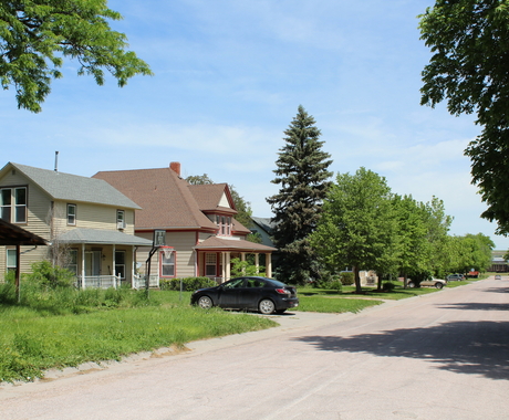 small town neighborhood