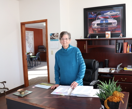 Yolanda Peck in her office