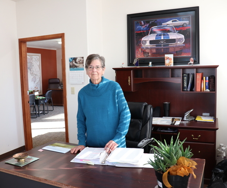 Yolanda Peck in her office