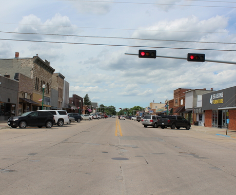 main street in Valentine, Nebraska