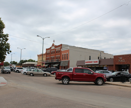 downtown in Minden, Nebraska