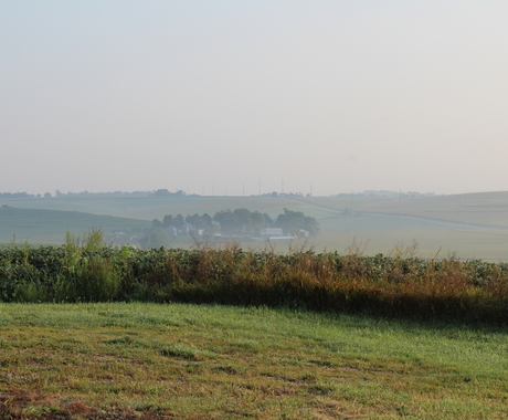 Fog over valley