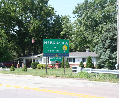 Welcome to Nebraska sign
