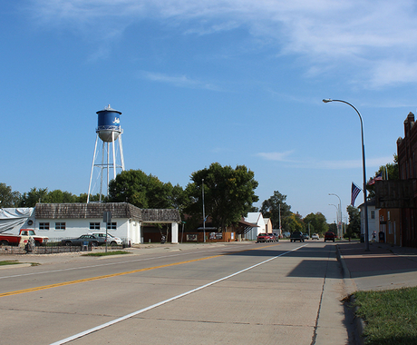 Main Street in Jefferson, South Dakota