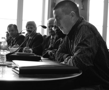 Justin Doerr testifying