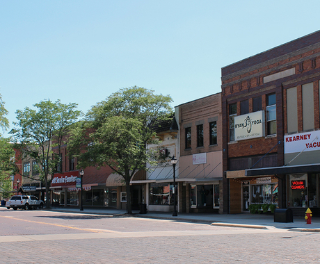 downtown in Kearney, Nebraska