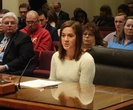 Lauren testifying