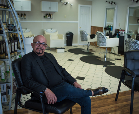 William Catellanos, owner of Sabrina Salon