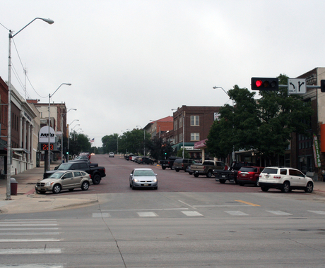 main street in McCook, Nebraska