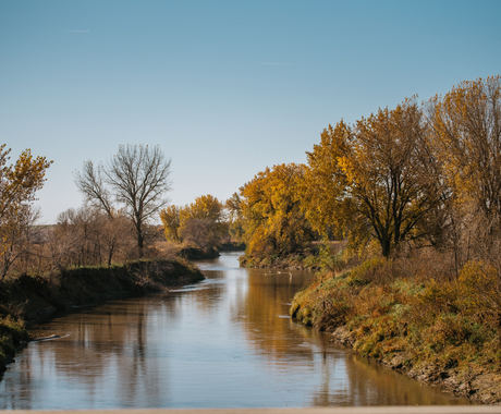 River during autumn