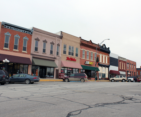 downtown Pawnee, Nebraska