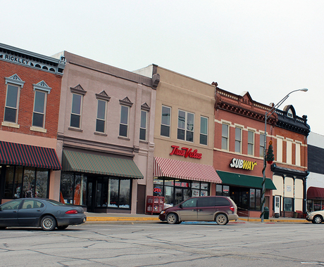 Main Street in Pawnee City, Nebraska