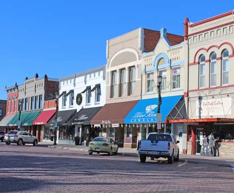 downtown in Seward, Nebraska