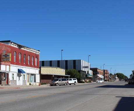 downtown Tekamah, Nebraska