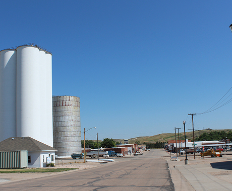 downtown in Wauneta, Nebraska