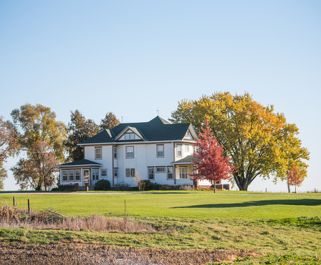 House in a rural area 