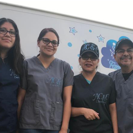 AC & C Cleaning team