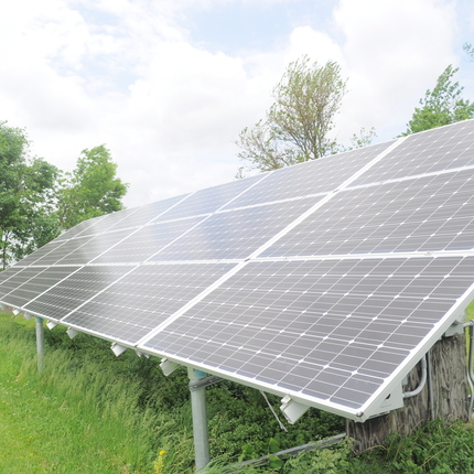 panel solar en pasto