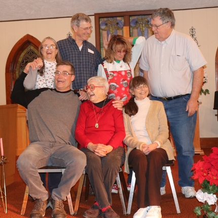 Buhrmann family at Christmas