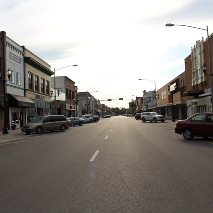 downtown Columbus, Nebraska