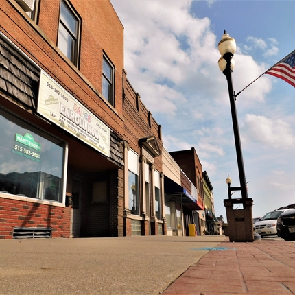 Calle principal en Iowa