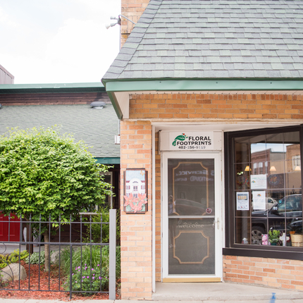 Front of Floral Footprints shop