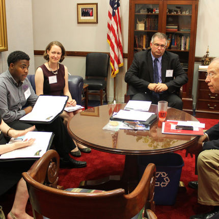 Folks meeting in Washington DC with senator
