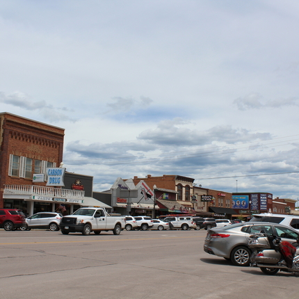 Main street in Custer, South Dakota