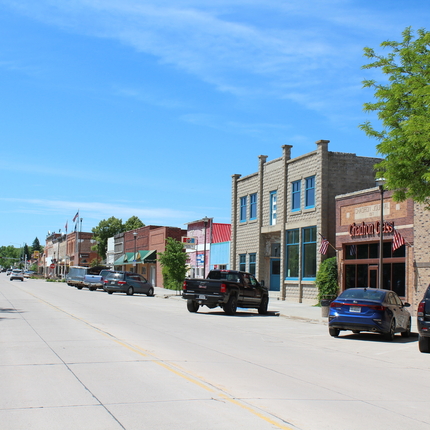 calle principal en Chadron, Nebraska