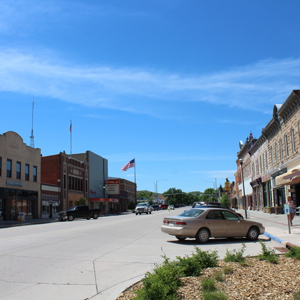 calle principal en Chadron, Nebraska