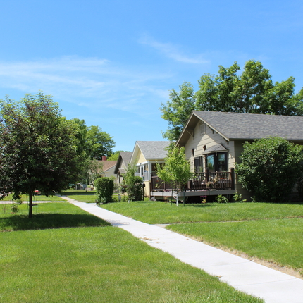 small town neighborhood