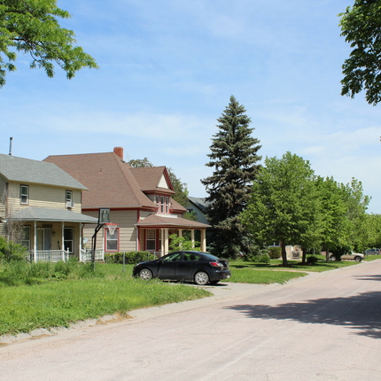 small town neighborhood