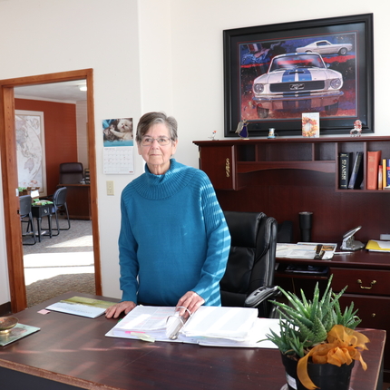 Yolanda Peck in her office