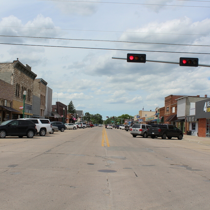 main street in Valentine, Nebraska