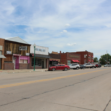main street in Valentine, Nebraska