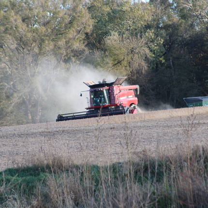 Combine harvesting